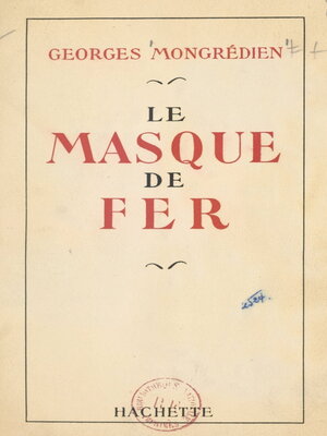cover image of Le masque de fer
